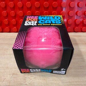 NEW! NEEDOH WILD CATS FUZZ BALL! Textured! PINK!